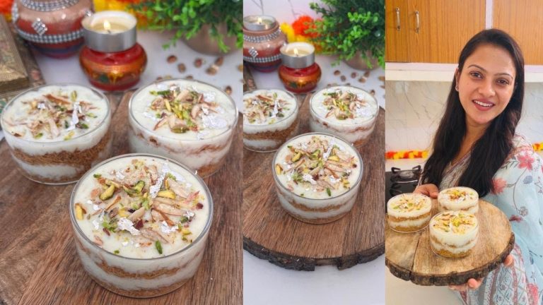 दुनिया की सबसे आसान मिठाई| Diwali Special 15 min Dessert | Instant Sevai Rabri Katori