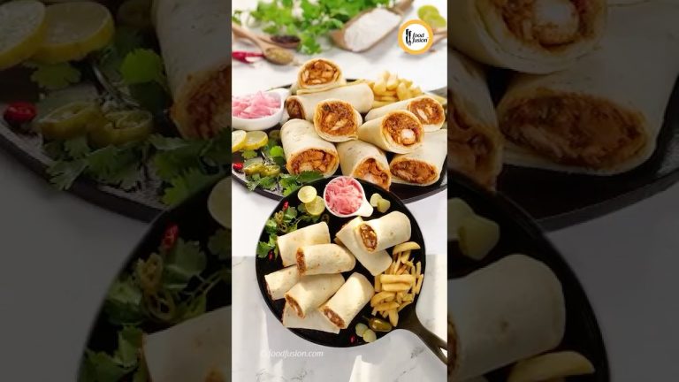 Desi Style Shawarma Roll Recipe by Food Fusion
