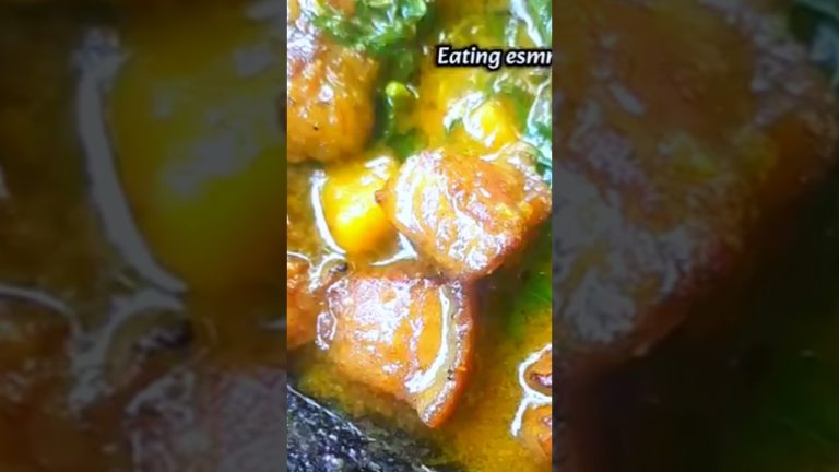 ,Pork Recipe, Pork mukbang, Pork Curry//Pork video