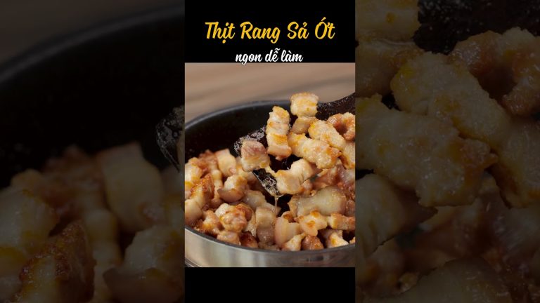 Thịt rang sả ớt dễ làm nhanh gọn hao cơm