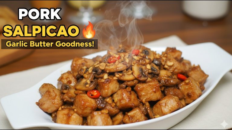 😋 Garlic Butter Pork Salpicao 🔥 | Easy Pinoy Style Recipe That Melts in Your Mouth!