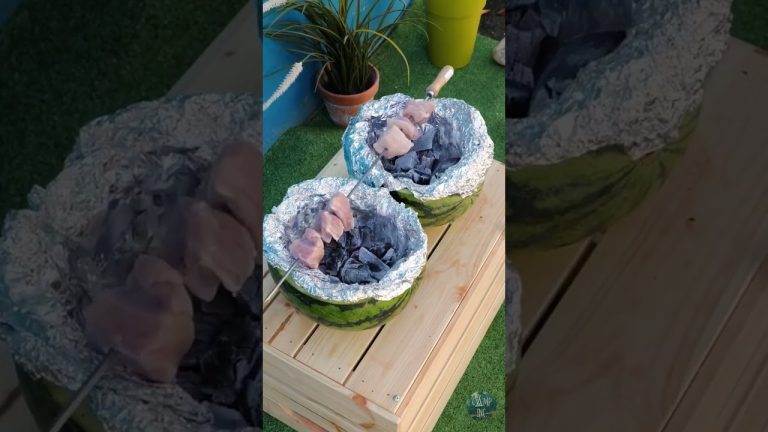 Watermelon BBQ Stove Tutorial 🍉🔥 Increase Camping Fun