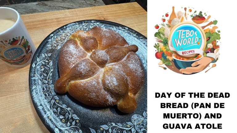 Easy Pan de Muerto Recipe (with Guava Atole | Mexican Day of the Dead Bread Tradition