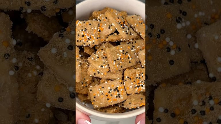 viral biscoff cookie butter pretzels recipe 🥨🧡 #recipe #shorts #dessert #easyrecipe #biscoff