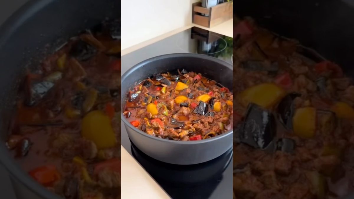 Beef and vegetable casserole🥘