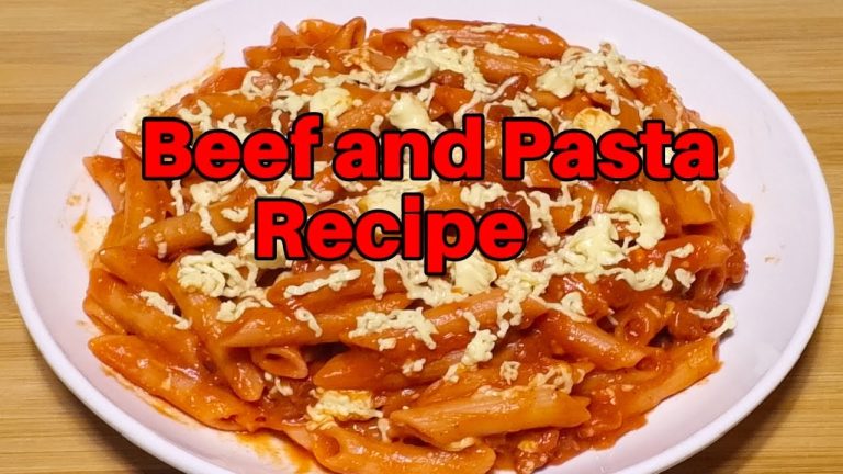 Beef and Pasta Recipe | Creamy Pasta Quick and Easy to Make
