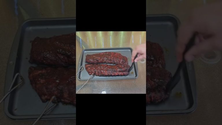 Bucees BBQ Sauce on Baby Back Ribs?! #bbq #ribs #bucees