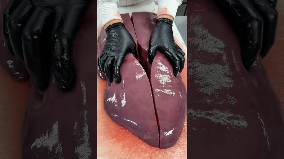 Cooking beef liver to perfection🥩 #japanesefood #cooking #asmr