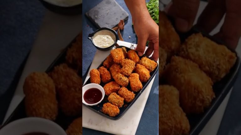 దేశీ చికెన్ నగ్గెట్స్ | Desi Chicken Nuggets recipe | snacks recipes |@VismaiFood #Shorts