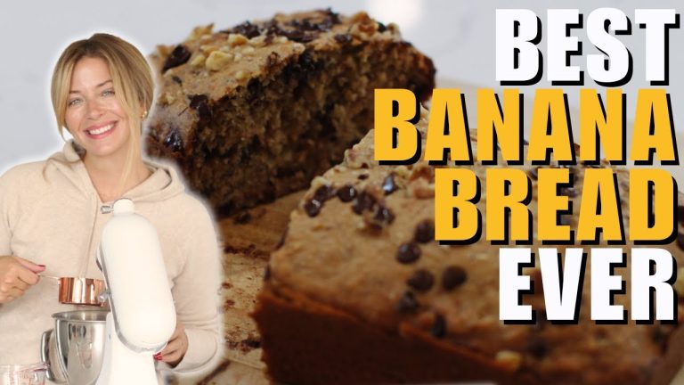 Easy Banana Bread Recipe | Moist, Fluffy & Delicious!