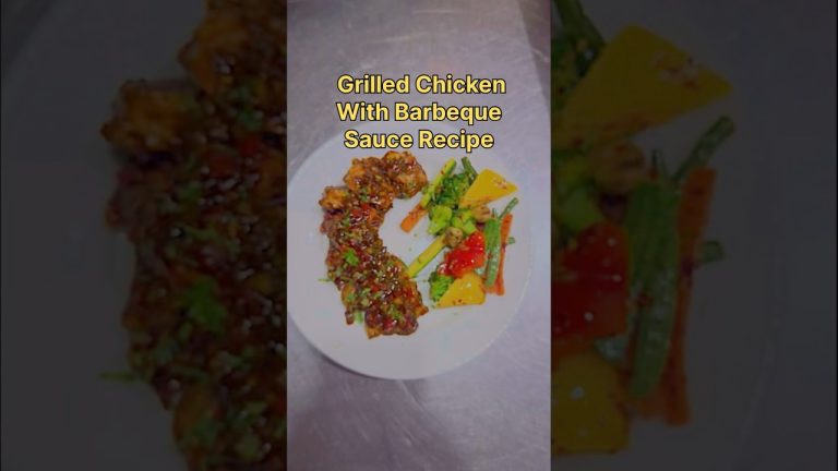 🔥 Chicken with Barbeque Sauce Recipe | Easy & Delicious BBQ Chicken 🍗🔥