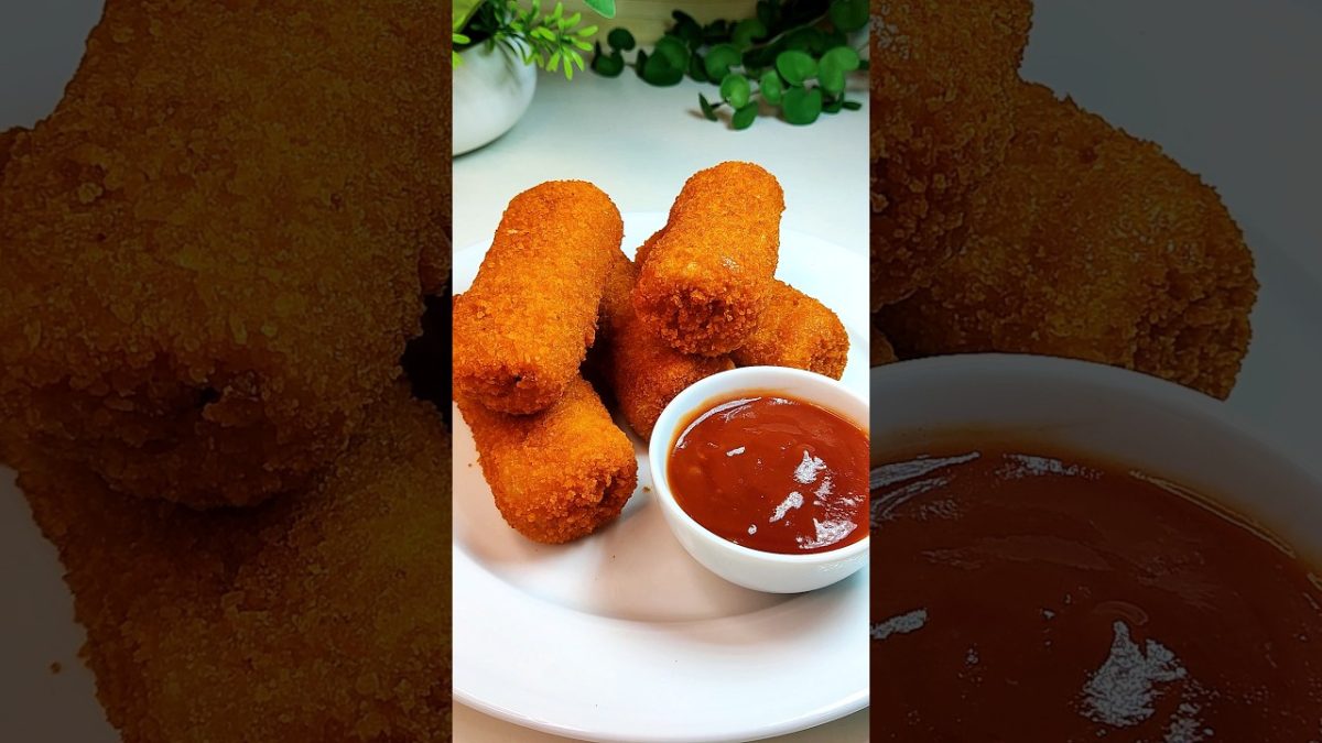 Crispy bread Roll recipe #shorts #breadroll #potatobreadroll