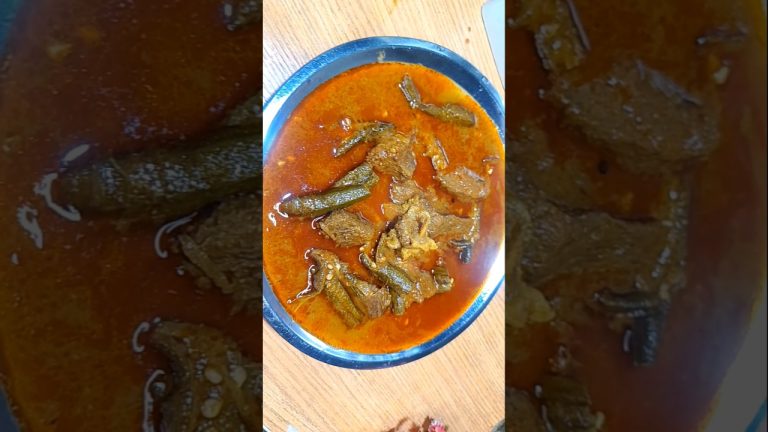 Bhindi Gosht Recipe (Okra Recipe) #Shorts #Bhindigosht