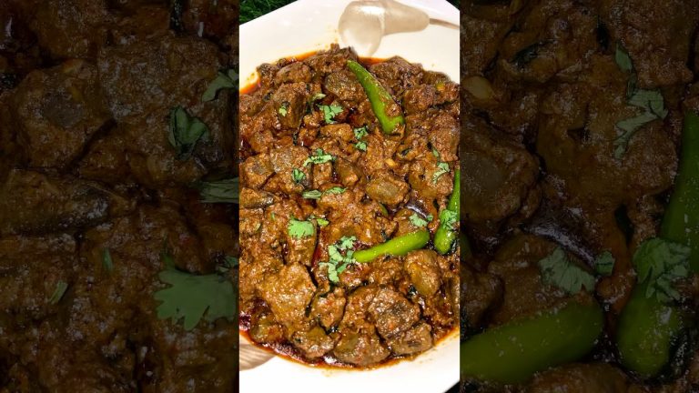 Masala Kaleji Recipe #beefliver #kalejirecipe #shorts