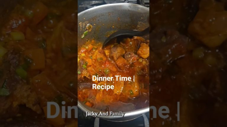 Delicious Beef Stew with Sticky White Rice | Easy Homemade Dinner Recipe