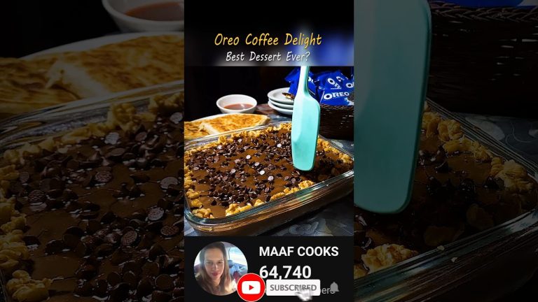 Oreo Coffee Delight… Best Dessert Ever? #shorts #food #recipe #youtubeshorts #ytshorts