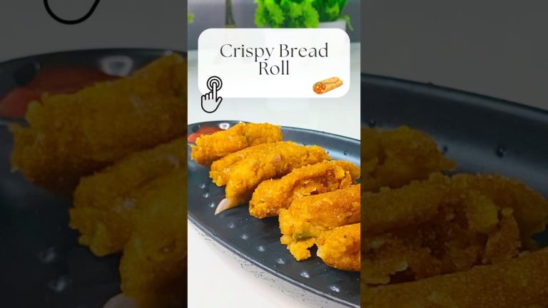 #shorts Crispy Bread Roll | Easy Evening Snack Recipe #easyrecipes #ashortaday