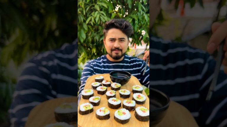 Make sushi in 100 Rs || Avocado sushi recipe