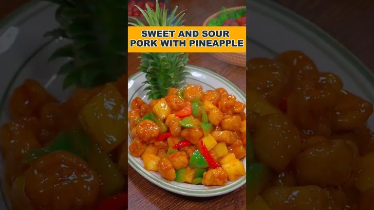 Tasty Recipes😋How to Make Pineapple Sweet and Sour Pork! #shorts #chinesefood #cooking #easyrecipe