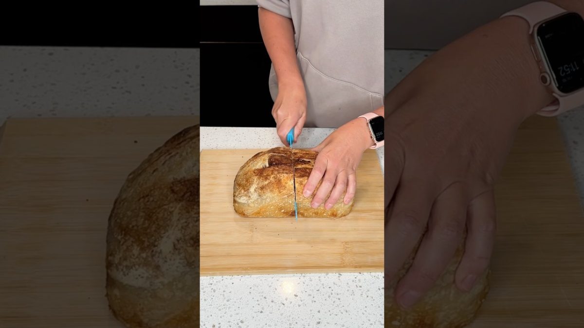 Cinnamon Sourdough Bread Crumb! #sourdough #shorts