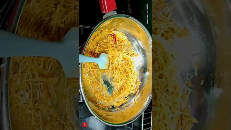 Custard Vermicelli Dessert 🌸 Royal Nawabi Sweet | Easy Recipe | #shorts