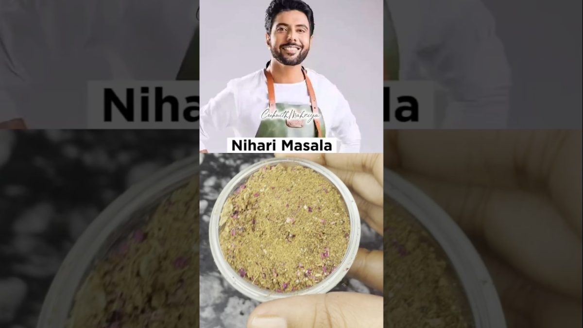 nihari masala by chef ranveer barar #viral #recipe #youtubeshorts #cooking #chefranveerbrar