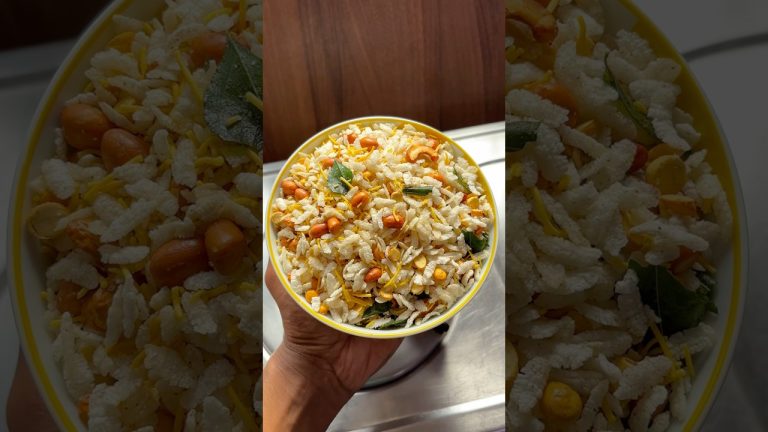 Poha Namkeen Diwali Special Recipe | White Poha Chiwda Recipe