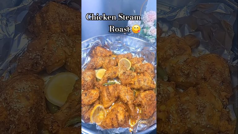 Chicken Steam Roast Recipe #shorts #steamroast #chickenrecipe #trendingshorts