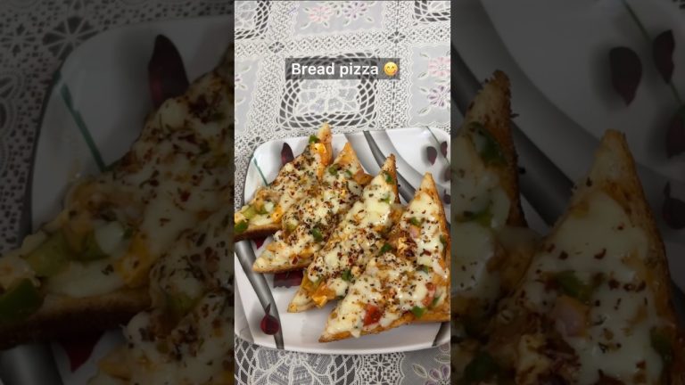 Bas 5 Minute Me Ready — Bread Cheese Pizza 😍🍕 #shorts #food