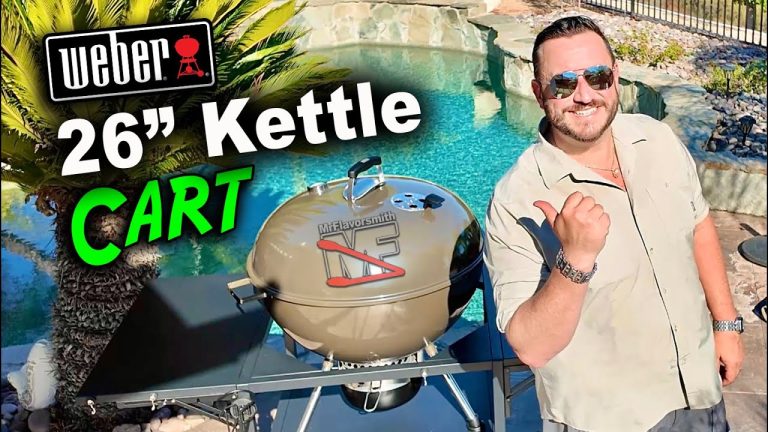 Build a Weber 26 Inch Kettle Grill Cart  Fast & Easy Weber Grill Modification