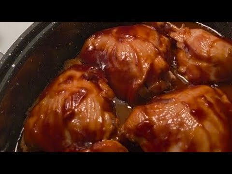 Super Easy BBQ Chicken From a Bottle!