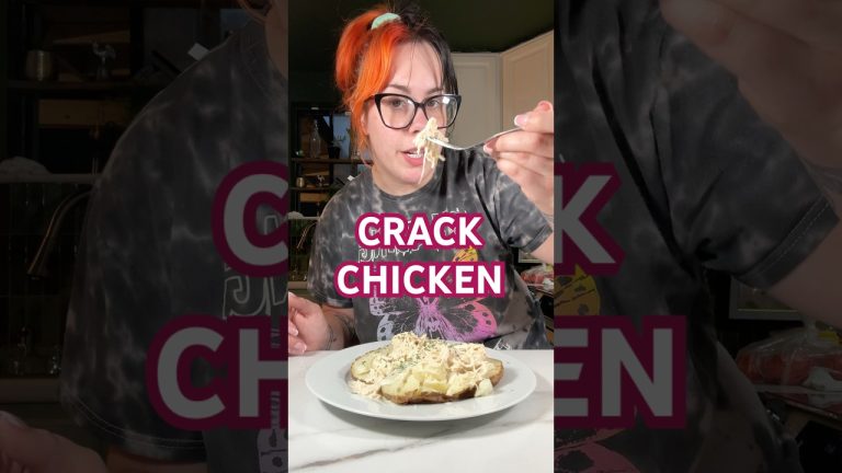 EASY DINNER IDEA 💡 instant pot crack chicken 🍗 #recipe #chickenrecipes #easyrecipe