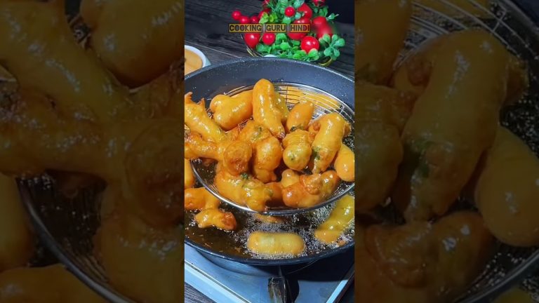 🍞 बिना आटा गूंथे बनाएं कुरकुरी फ्राइड डो स्टिक!🥨 #food #recipe #kurkure #cake #bread