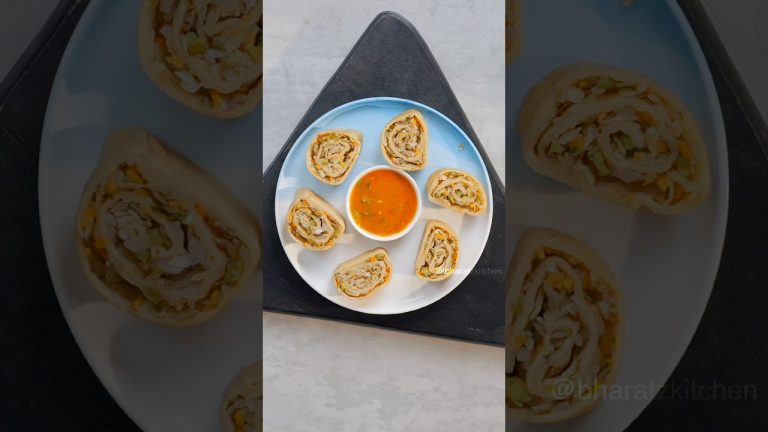 HEALTHY VEG ROLLS – atta Kimbap #bharatzkitchen #recipe #food