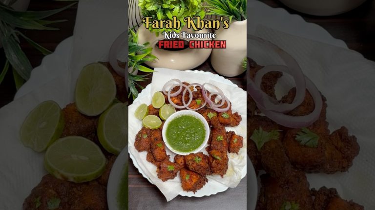 Farah Khan's kids favourite fried chicken Recipe #shorts #friedchicken #viral #farahkhan #fyp