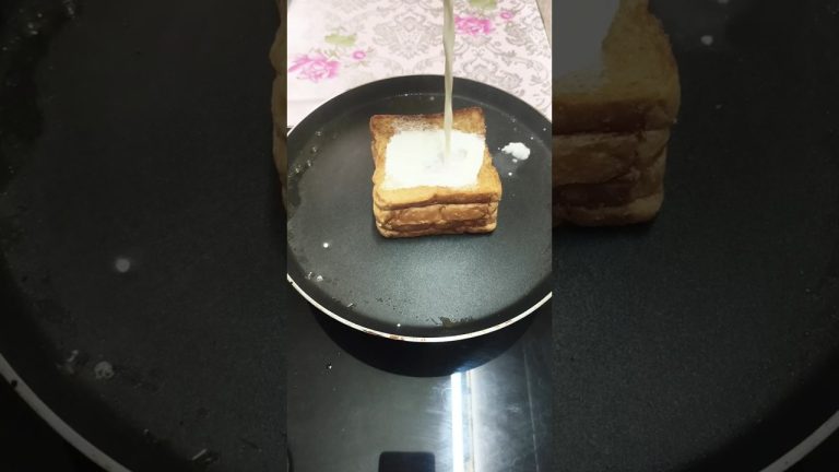 2-Minute Bread Milk Recipe 😋 | Quick Dessert for Lazy Days 🍞🥛#BreadMilkRecipe #Shorts #Foodshorts