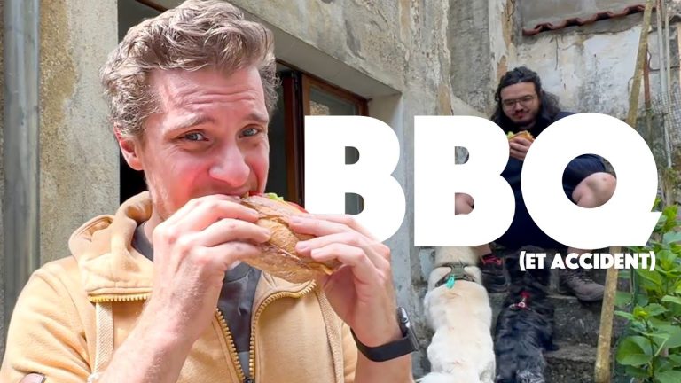 Premier BBQ et premier accident sur notre chantier de rénovation 💥