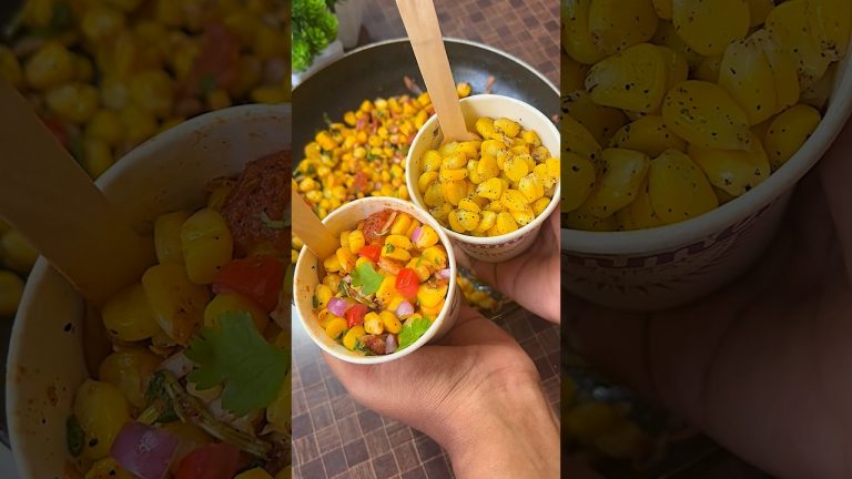 Sweet corn recipe #sweetcornrecipe #cornchaat #buttercorn #masalacorn #shorts #youtubeshorts #viral