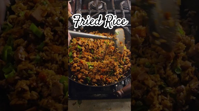 Fried Rice – Homemade pork fried rice recipe! Savory and delicious. Let us show you how easy!