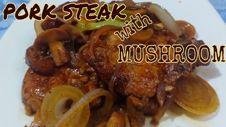 How to cook PORK STEAK WITH MUSHROOM |By pards