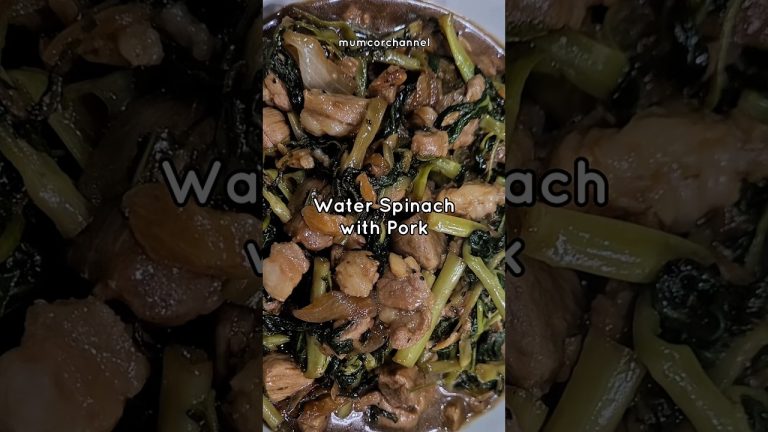 What’s the best time to eat Water Spinach with Pork? 🤔 #food #viralvideo