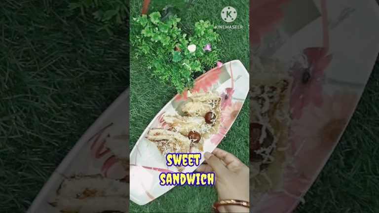 sweet sandwich 🥪 একবার ট্রাই করে দেখুন দারুন স্বাদ।#sandwich #shots #chocolate #eggdishes #bread।