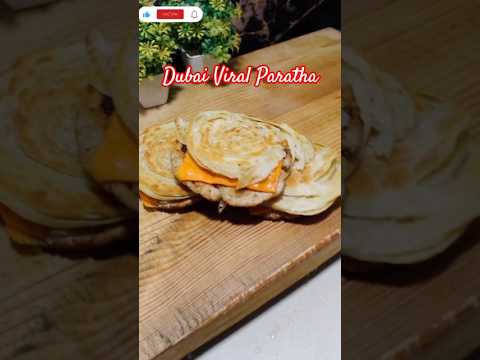 Dubai Viral Paratha Smash Burger Recipe By @Quick And Easy Recipes | Cheesy Chicken Paratha Burger |