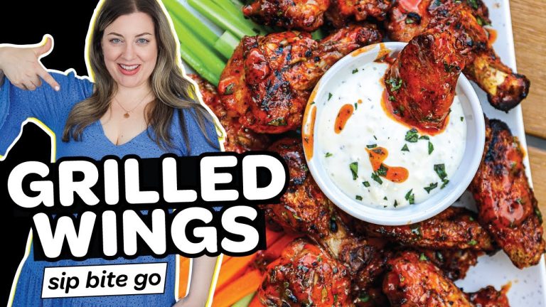 Grilled Chicken Wings (Crispy Gas Grill Wings)