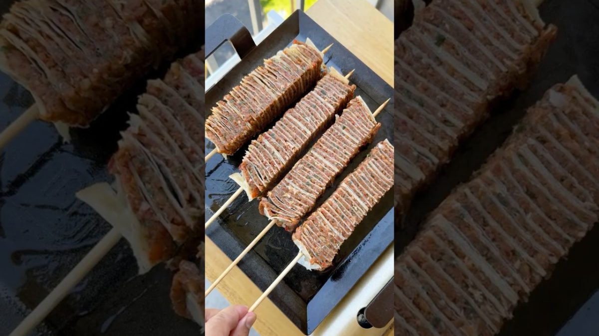 DELICIOUS Torilla Kebabs with Herby Jalapeño Yogurt #viralrecipe #tortillakebab #healthyrecipes