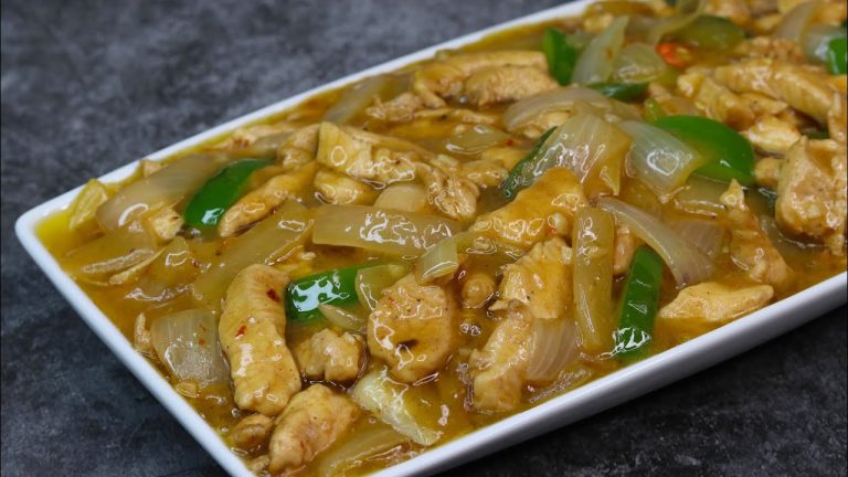 চিকেন চিলি অনিয়ন চাইনিজ রেস্টুরেন্ট স্টাইলে ॥ Chicken Chilli Onion Recipe॥Bangladeshi Chinese Recipe