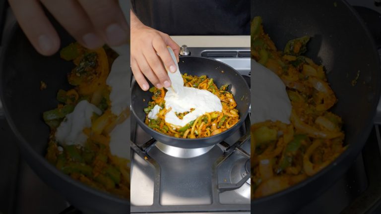 Sachi kahani 😜😜- Dahi Shimla Mirch – spicy Capsicum #bharatzkitchen #food #recipe