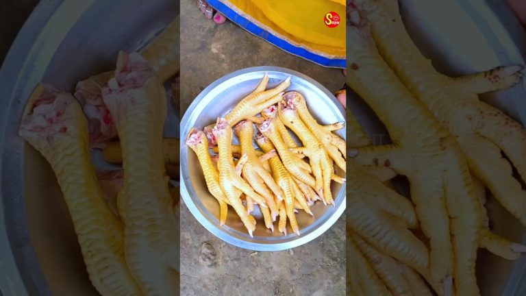 murgi ke panje #cookingvideo #shorts chicken feet curry #chicken murga panja recipe