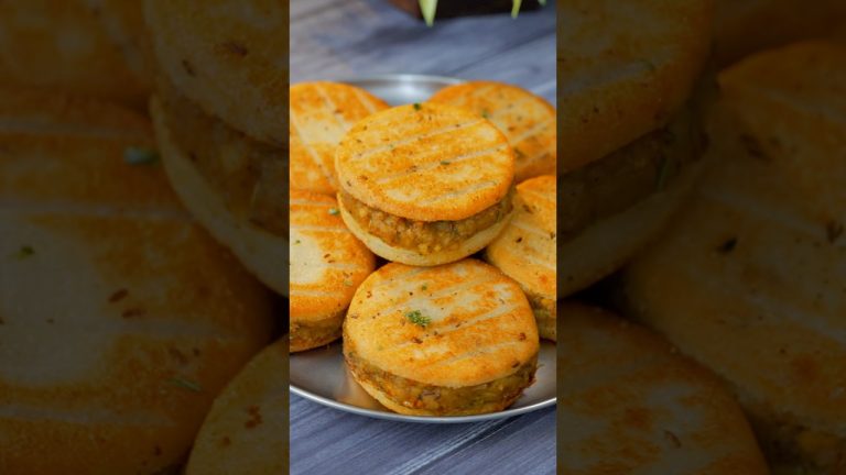 Suji ka tawa burger #bharatzkitchen #food #cookingrecipes #recipe