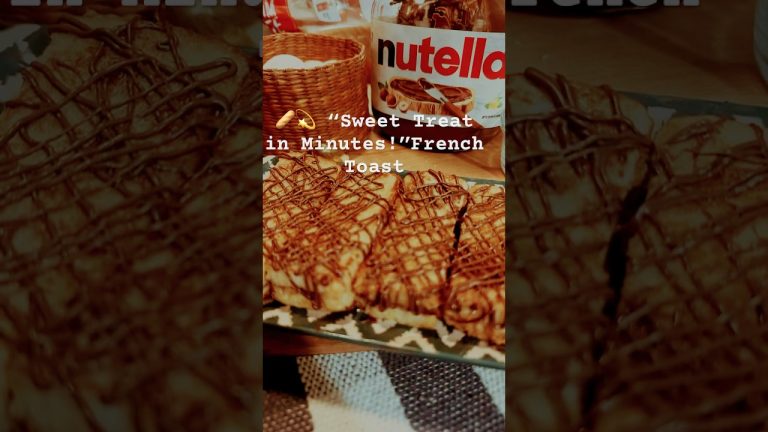 Nutella stuffed french toast sticks !!#shorts #recipes #ytshort